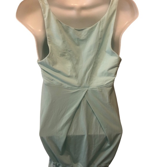 Lululemon Athletica Drawstring Flow Y Tank   Size 8 Mint Green Active Yoga - Picture 3 of 5
